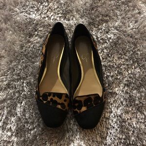 Jessica Simpson Leopard flats